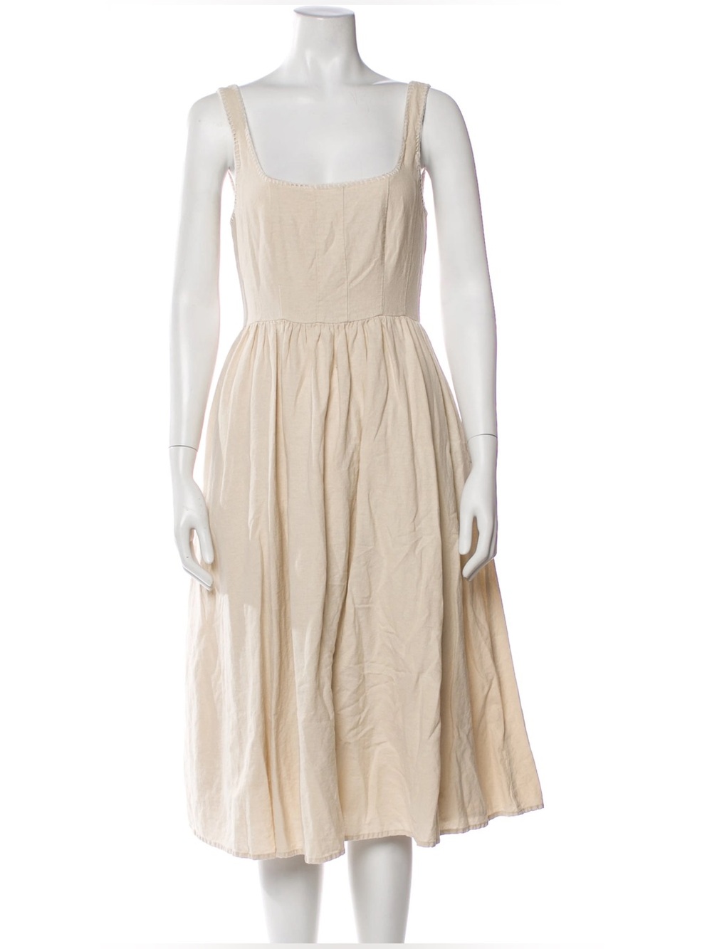Christian Lacroix Linen Blend Midi Dress Size 6